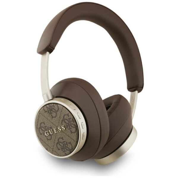 Guess Bluetooth 4G Classic Logo Wireless On-Ear Headphones - Browneng