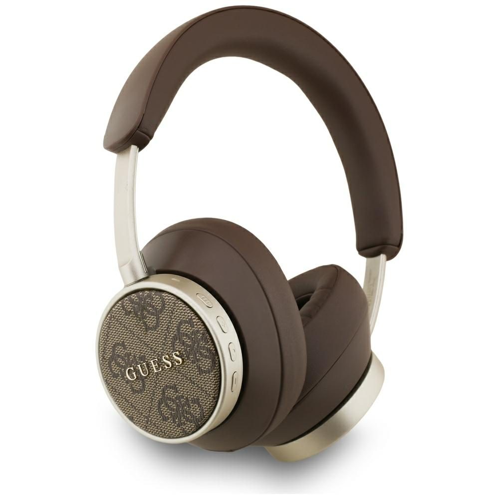 Guess Bluetooth 4G Classic Logo Wireless On-Ear Headphones - Browneng