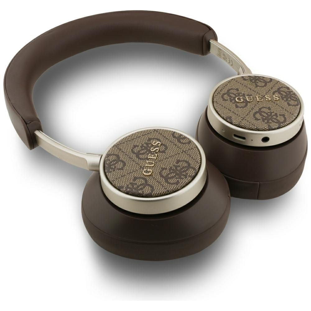 Guess Bluetooth 4G Classic Logo Wireless On-Ear Headphones - Browneng