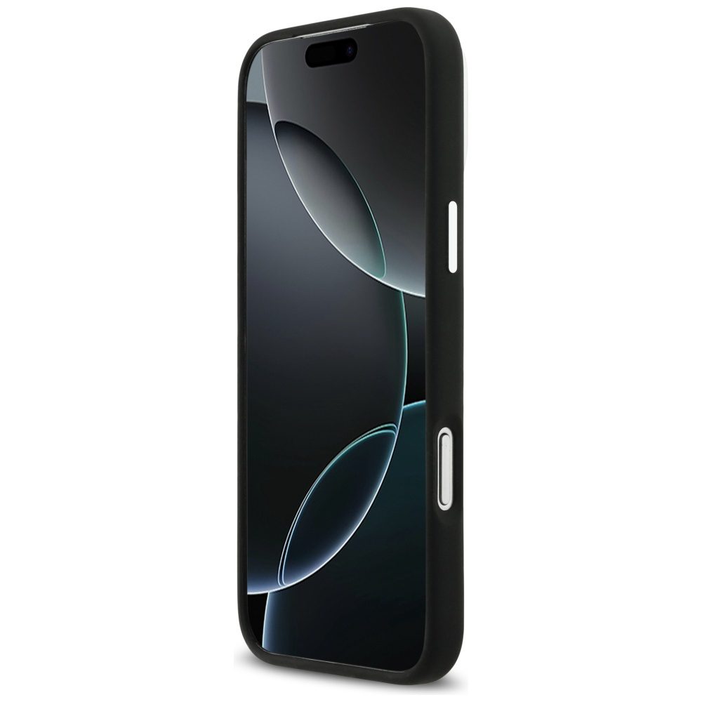 Mercedes Silicone Vintage Logo MagSafe Case for iPhone 17 Pro Max - Blackeng