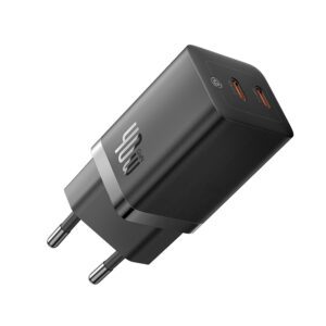 Baseus GaN5 Pro 40W 2xUSB-C Wall Charger - Blackeng