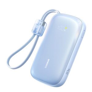 Baseus EnerFill FC21 Qpow 3 Ultra 20000mAh 22.5W Powerbank with Display and Cable Included - Blueeng