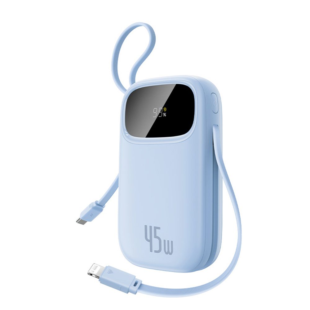 201598_2 Baseus EnerFill FC31 20000mAh 45W Power Bank with Display with USB-C and Lightning Cables - Blueeng