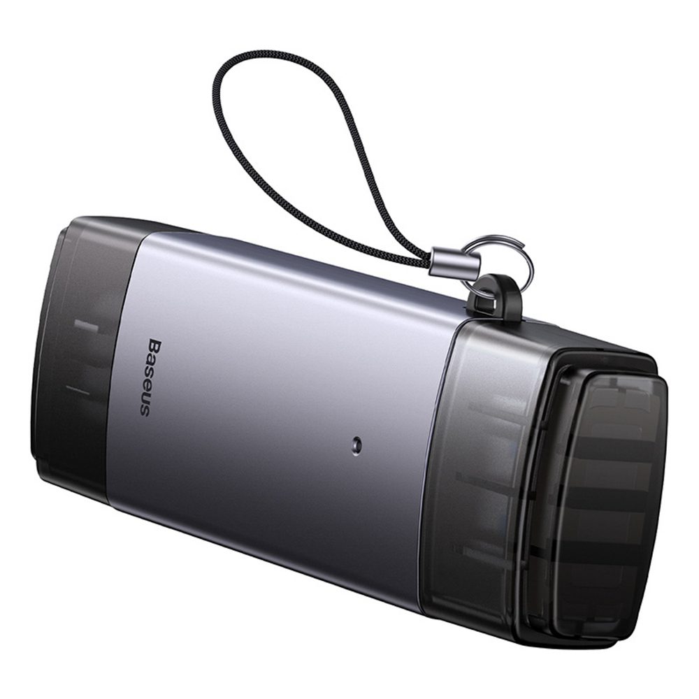 Baseus Lite Series USB-A/USB-C 3.0 SD/TF Card Reader - Grayeng