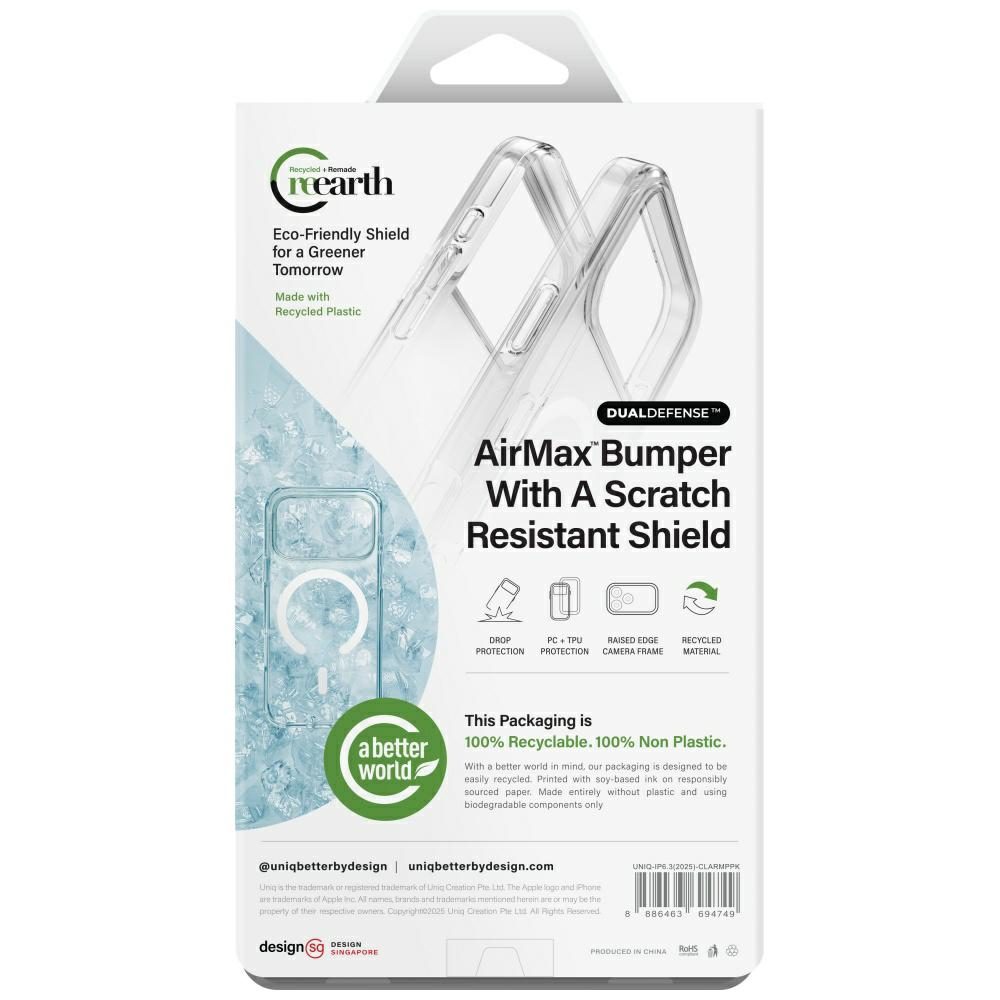 Uniq Clario Magclick Charging Case for iPhone 17 - Pinkeng