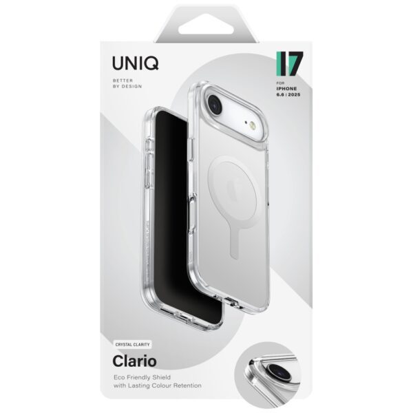 Uniq Clario Magclick Charging Case for iPhone Air - Transparenteng