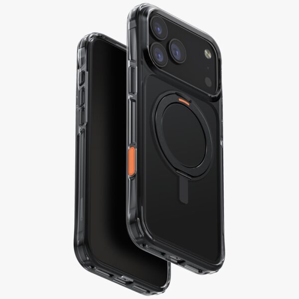 201755_1 Uniq Swivix Rotating Kickstand 360 Case for iPhone 17 Pro Max - Blackeng