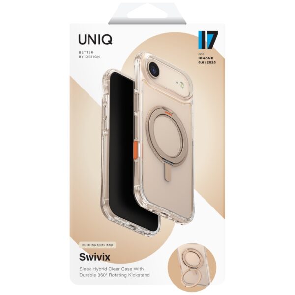 201757_6 Uniq Swivix Rotating Kickstand 360 Case for iPhone Air - Goldeng