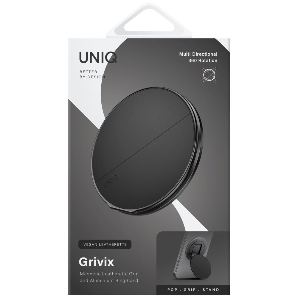 201776_4 Uniq Grivix Classic 360 Mount&Grip Stand Magnetic Holder - Blackeng