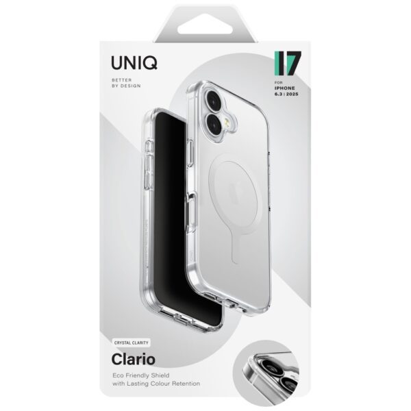 Uniq Clario Magclick Charging Case for iPhone 17 - Transparenteng