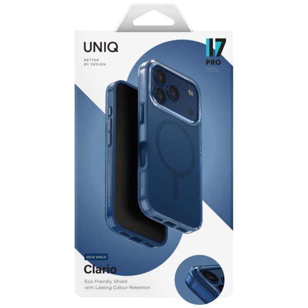 Uniq Clario Magclick Charging Case for iPhone 17 Pro - Blueeng