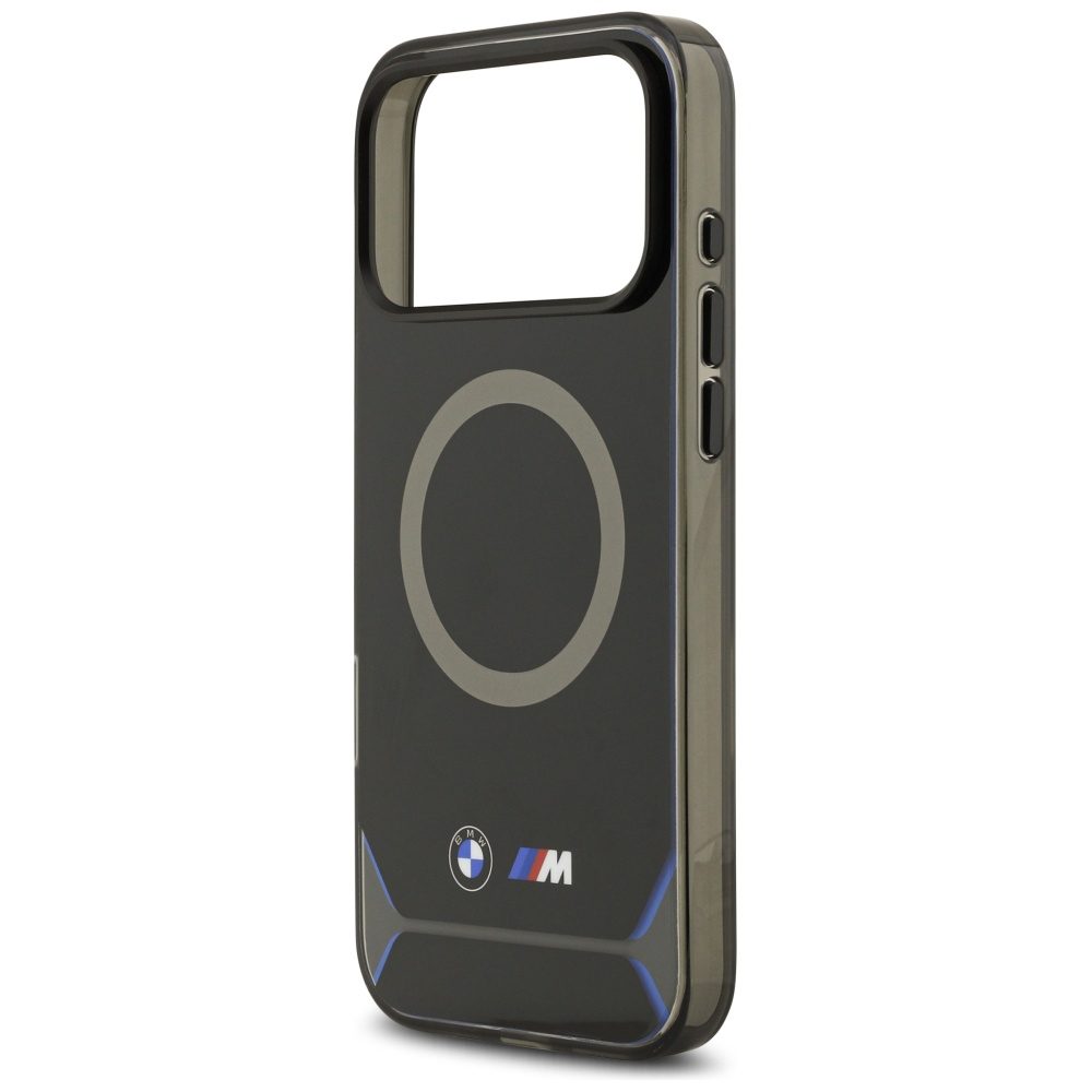 BMW M IML Metal Buttons & Logo MagSafe Case for iPhone 17 Pro Max - Blueeng