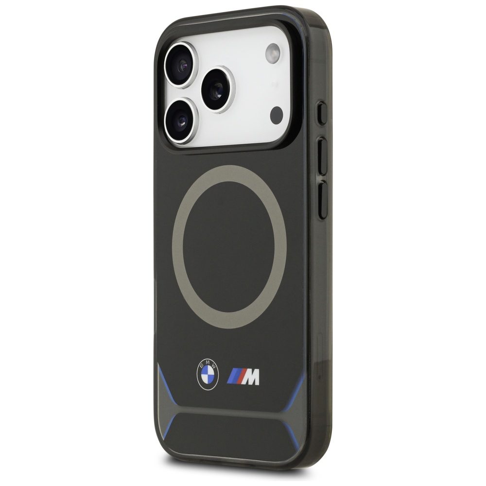 BMW M IML Metal Buttons & Logo MagSafe Case for iPhone 17 Pro - Blueeng