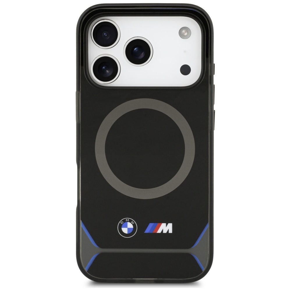 BMW M IML Metal Buttons & Logo MagSafe Case for iPhone 17 Pro - Blueeng