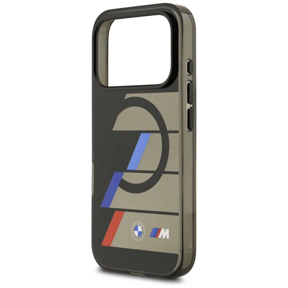 201874_6 BMW M IML Metal Buttons Tricolor Lines MagSafe Case for iPhone 17 Pro Max - Blackeng