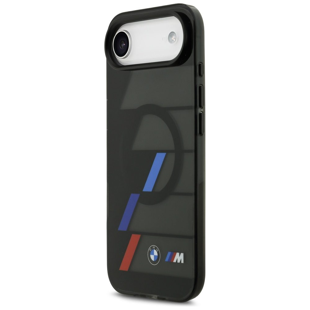 BMW M IML Metal Buttons Tricolor Lines MagSafe Case for iPhone Air - Blackeng