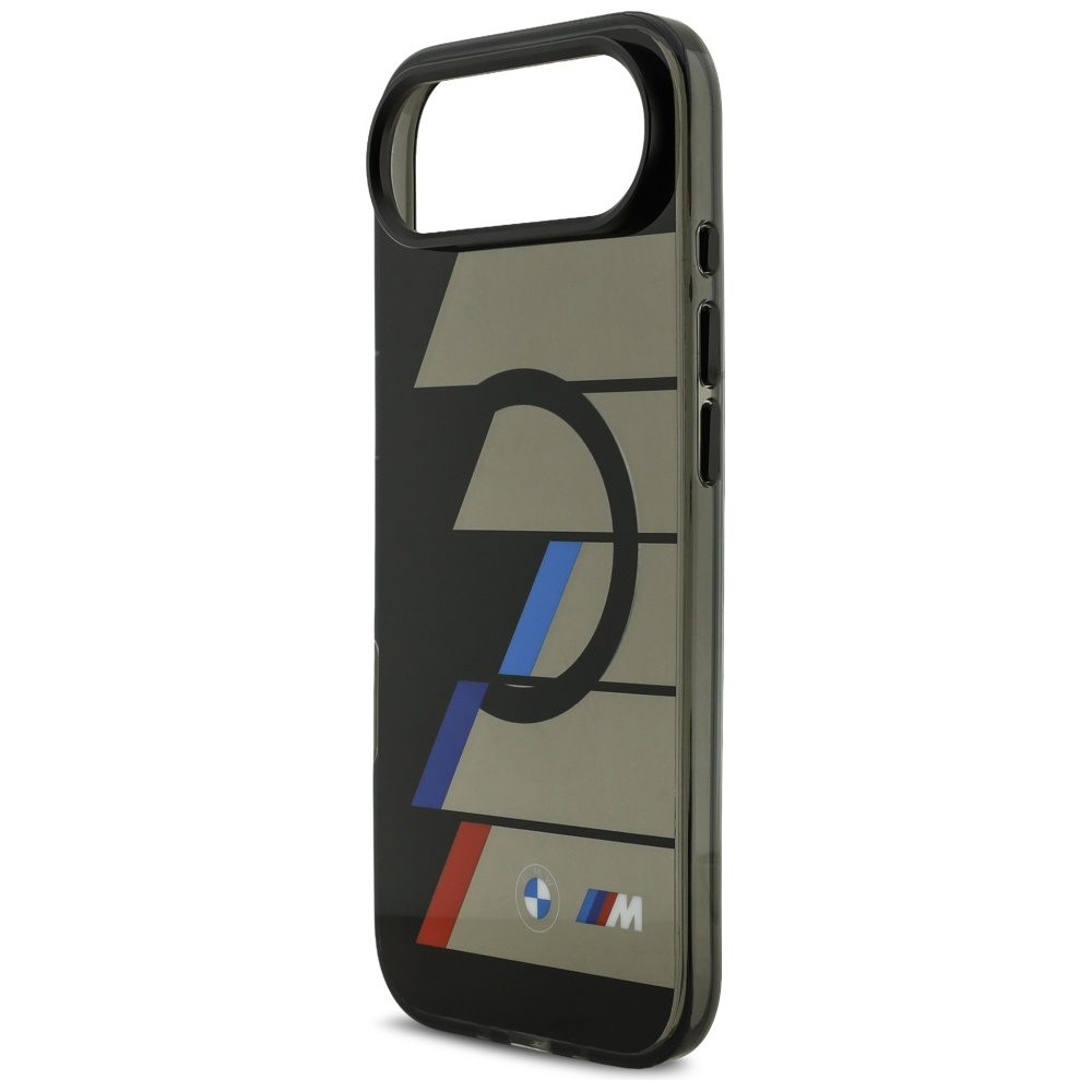 BMW M IML Metal Buttons Tricolor Lines MagSafe Case for iPhone Air - Blackeng