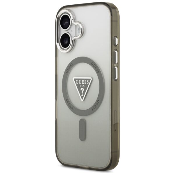 Guess IML Gradient Triangle Logo MagSafe case for iPhone 17 - oliveeng