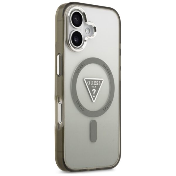 Guess IML Gradient Triangle Logo MagSafe case for iPhone 17 - oliveeng