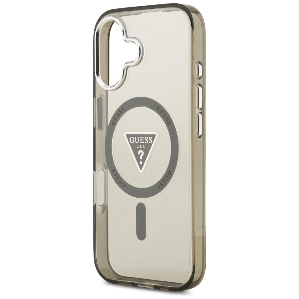 Guess IML Gradient Triangle Logo MagSafe case for iPhone 17 - oliveeng