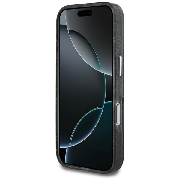 Karl Lagerfeld IML Glitter Karl & Choupette Sketch Logo MagSafe Case for iPhone 17 Pro - Blackeng