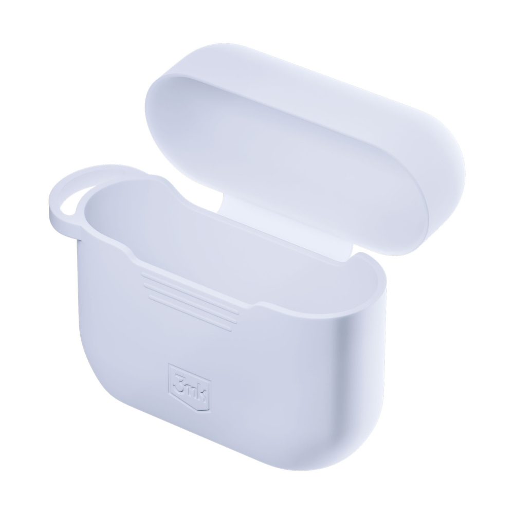 202296_5 3mk Silicone AirPods Case for AirPods Pro 3 - Whiteeng