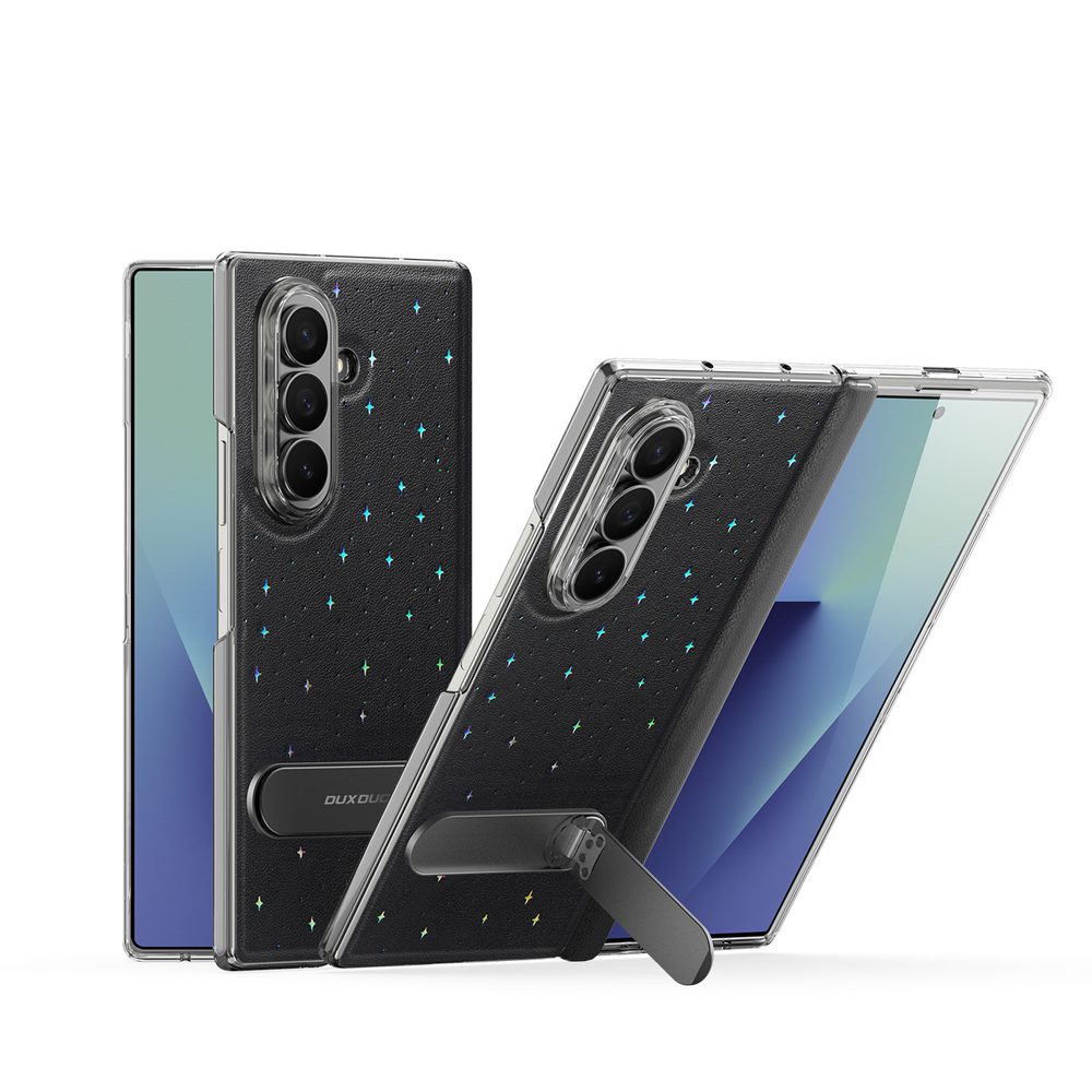 Dux Ducis Stex Case for Samsung Galaxy Z Fold 7 with 360° Stand - Blackeng