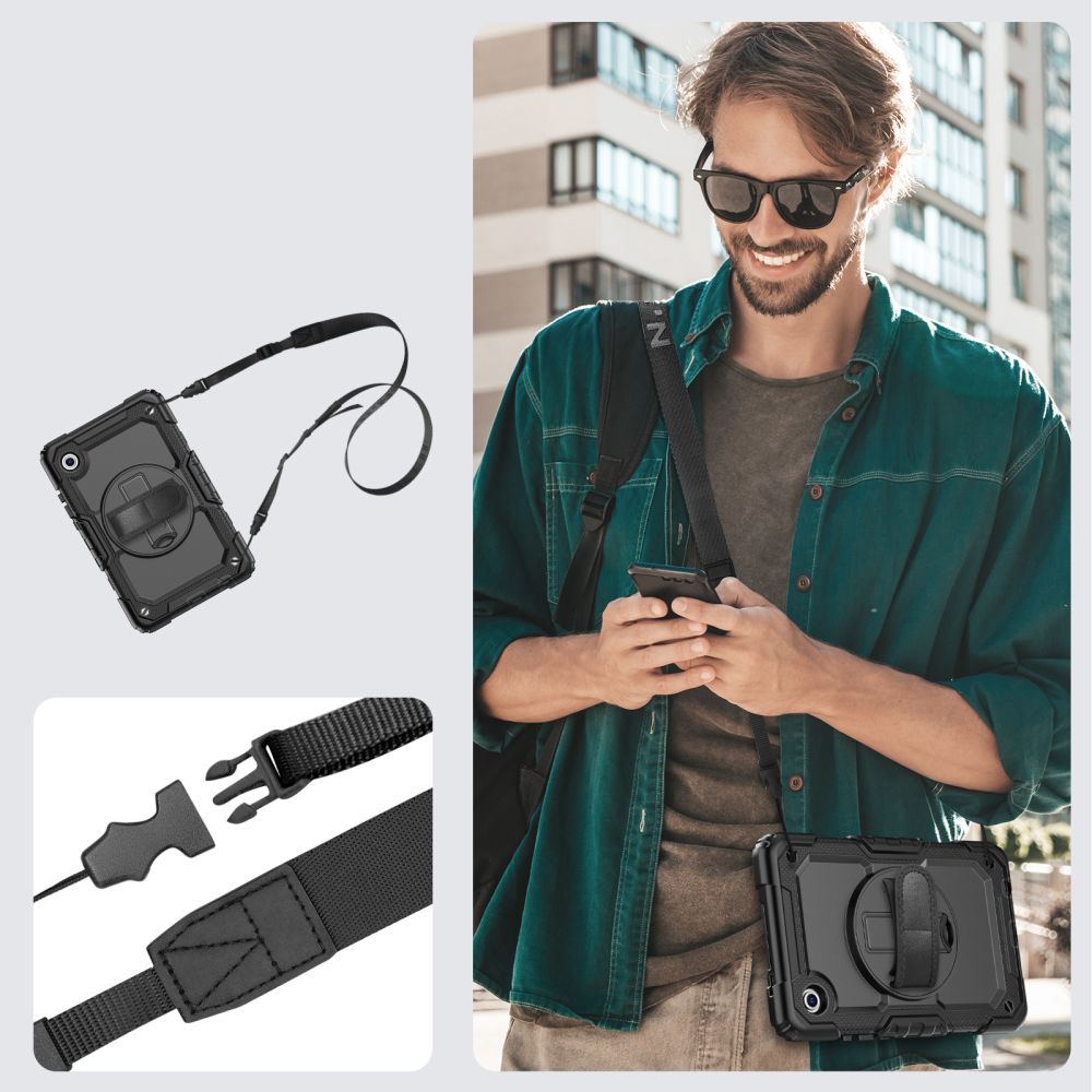 Etui Tech-Protect Solid na Samsung Galaxy Tab A9 / A11 8.7 X110 / X115 / X133 / X135 - czarnepol