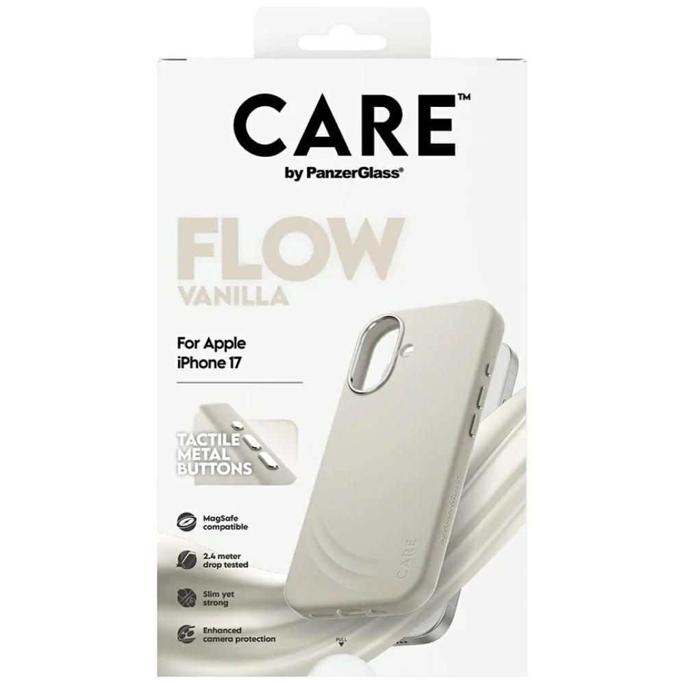 CARE by PanzerGlass FLOW MagSafe Case for iPhone 17 - Beigeeng