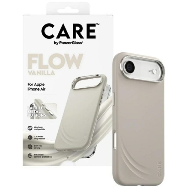 CARE by PanzerGlass FLOW MagSafe Case for iPhone Air - Beigeeng