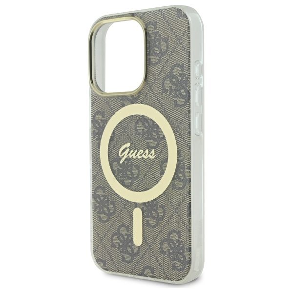 203556_5 Guess IML 4G MagSafe Case for iPhone 16 Pro Max - Browneng