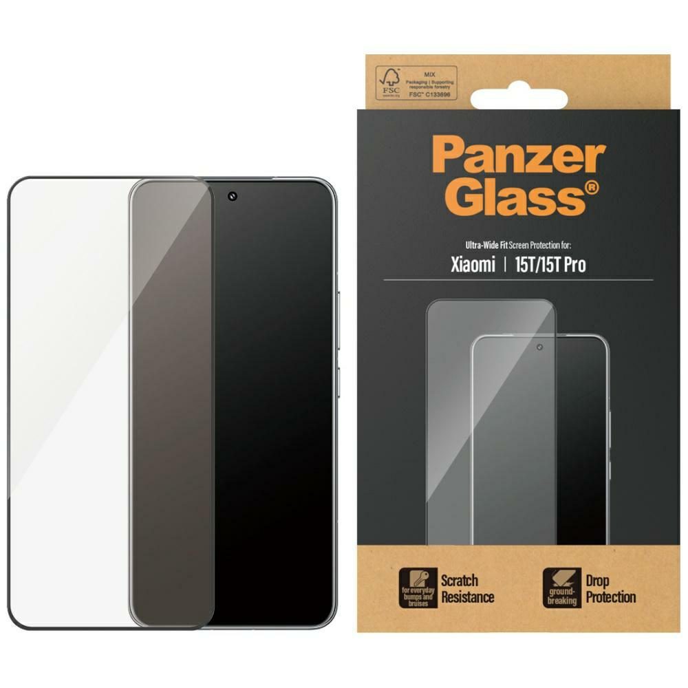 PanzerGlass Ultra-Wide Fit Tempered Glass for Xiaomi 15T / 15T Proeng