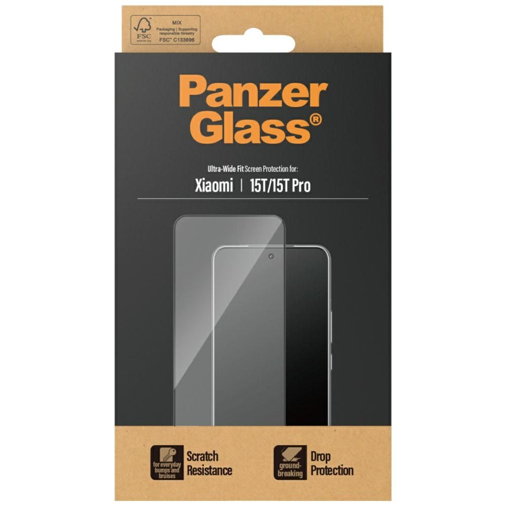 PanzerGlass Ultra-Wide Fit Tempered Glass for Xiaomi 15T / 15T Proeng