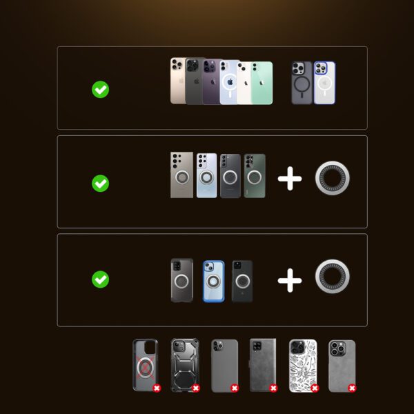 203559_10 Joyroom JR-ZS505 Magnetic Dashboard Mount Compatible with MagSafe - Blackeng