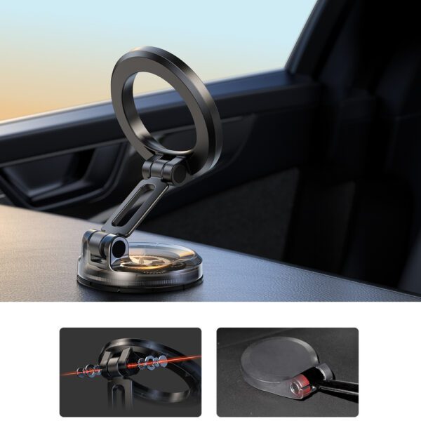 203559_4 Joyroom JR-ZS505 Magnetic Dashboard Mount Compatible with MagSafe - Blackeng