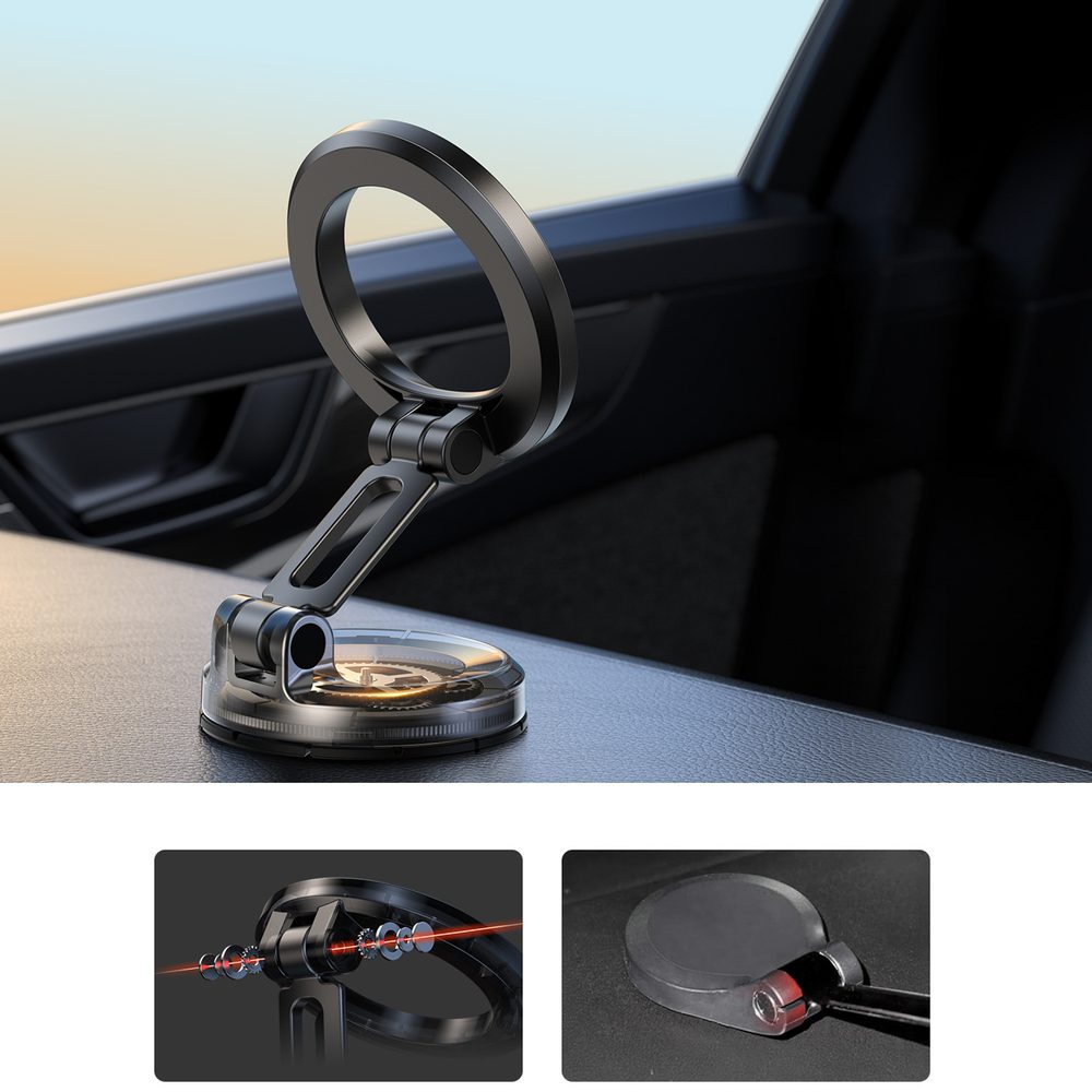 203559_4 Joyroom JR-ZS505 Magnetic Dashboard Mount Compatible with MagSafe - Blackeng