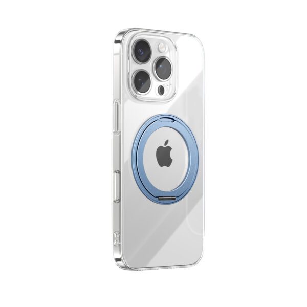 203560_1 Joyroom JR-16JL6 Case for iPhone 16 Pro Max Ultra-Thin MagSafe Compatible with 360° Ring Stand - Blueeng