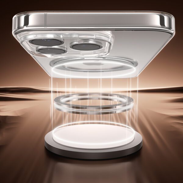 203562_3 Joyroom JR-16JL6 iPhone 16 Pro Max Ultra-Thin MagSafe Compatible Case with 360° Ring Stand - Blackeng