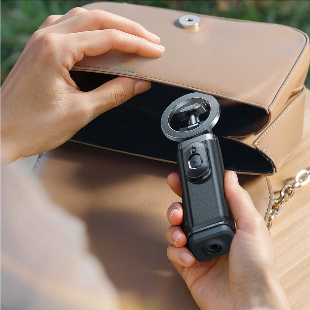 203564_8 Joyroom JR-ZS509 MagSafe Compatible Selfie Stick with Bluetooth - Blackeng