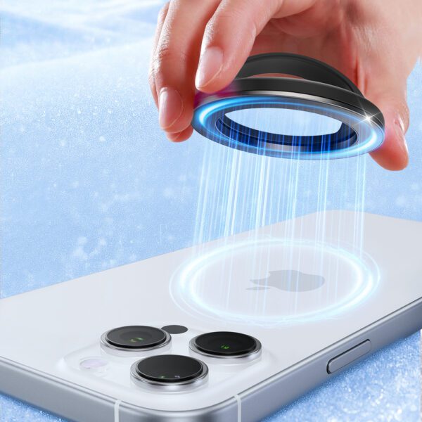 203566_2 Joyroom JR-ZS500 Magnetic Ring Compatible with MagSafe Holder - Blackeng