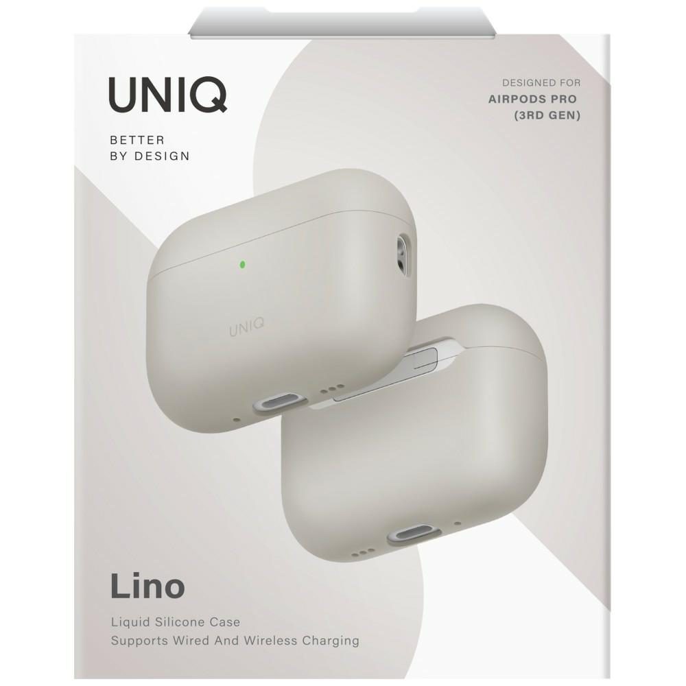 203677_6 Uniq Lino Silicone Case for AirPods Pro - Beigeeng