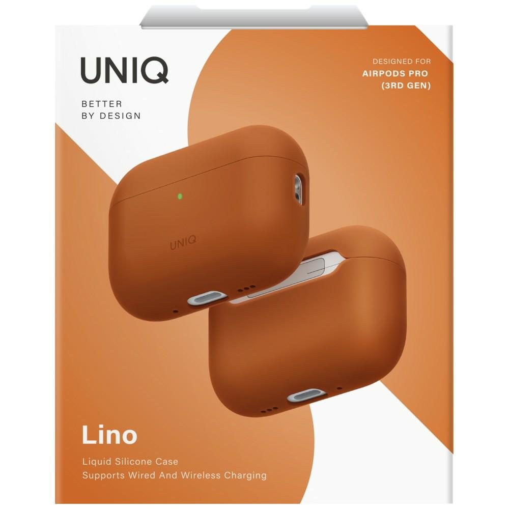 203678_6 Uniq Lino Silicone Case for AirPods Pro 3 - Orangeeng