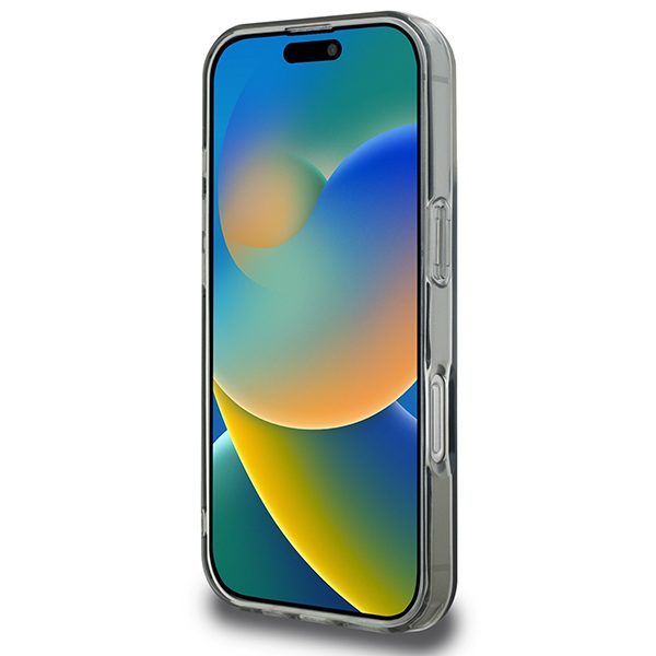 Karl Lagerfeld IML Metal Karl&Choupette Head MagSafe Case for iPhone 16 Pro - Blackeng