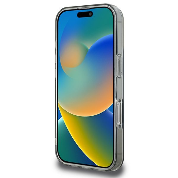 Karl Lagerfeld IML Metal Karl&Choupette Head MagSafe Case for iPhone 16 Pro Max - Blackeng