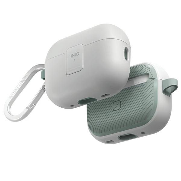 Uniq Clyde Lock Case AirPods Pro 2 - White and Greeneng