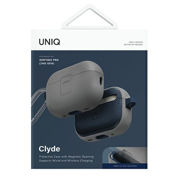Uniq Clyde Lock Case AirPods Pro 2 - Gray-Blueeng