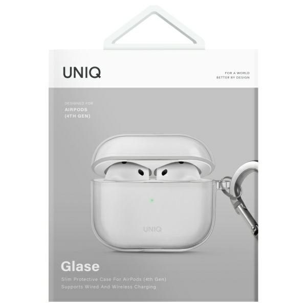 203708_5 Uniq Glase AirPods 4 Case - Transparenteng