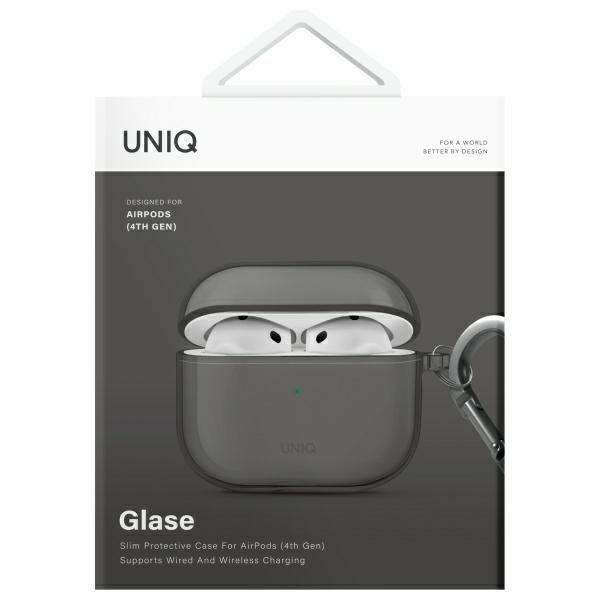 203709_2 Uniq Glase AirPods 4 Case - Semi-Transparenteng