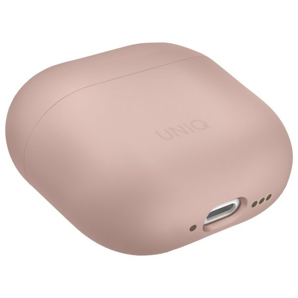 203711_4 Uniq Lino Silicone AirPods 4 Case - Pinkeng