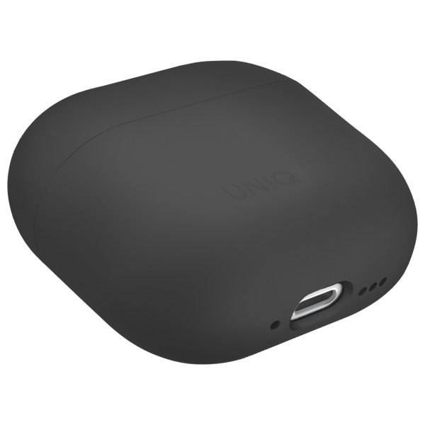 203712_4 Uniq Lino Silicone AirPods 4 Case - Grayeng